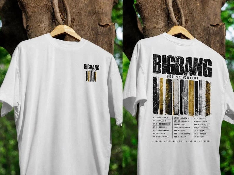 T-shirt BIGBANG World Tour 2026-2027 Reprint
