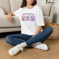Kawaii Boo Crew ghost trio T-Shirt | cute pastel Halloween tee