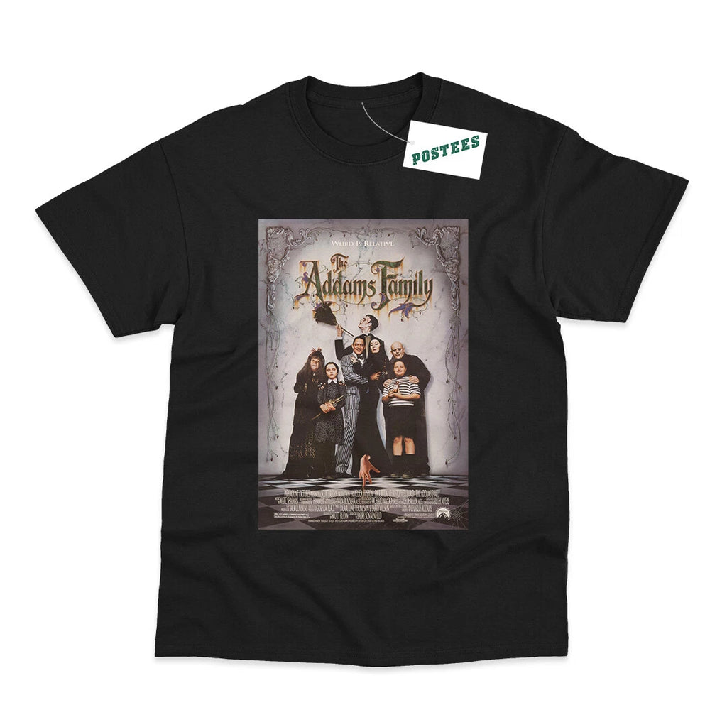 Retro Movie Poster Inspired By The Addams Family DTG Printed T-Shirt