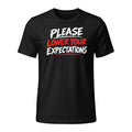 Please Lower Your Expectations Funny Dating Shirt First Date Sarcastic Humor Tee