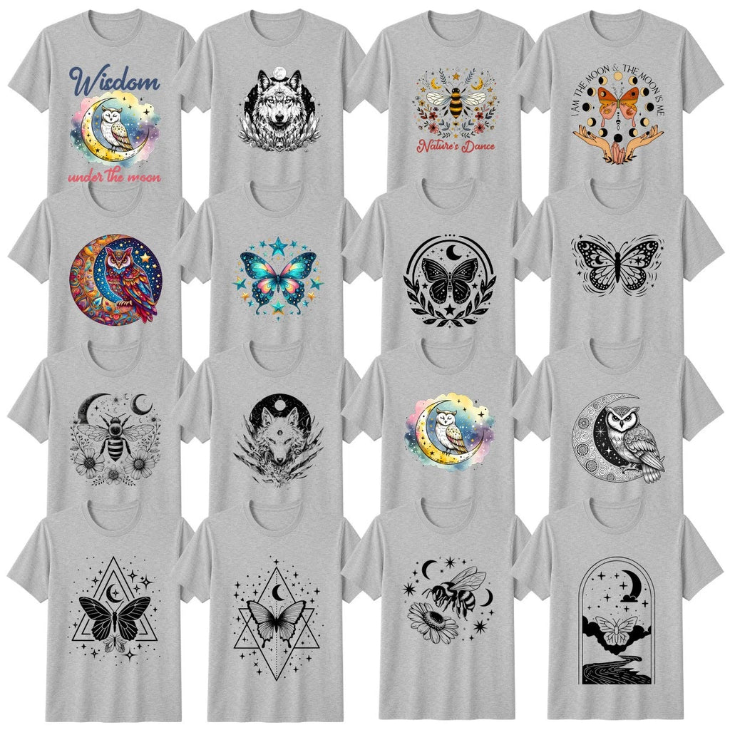 Celestial Fantasy T-Shirt Moon And Stars Valentines Day Gift