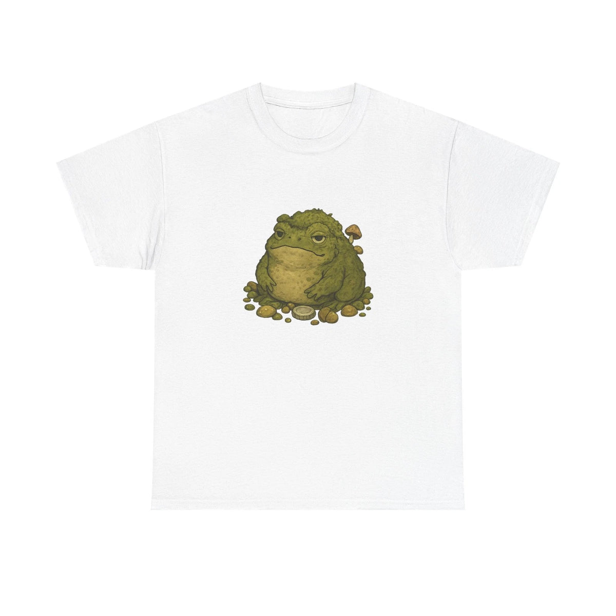 Unisex Adult T Shirt Goblincore Toad Trinket Hoarder Art