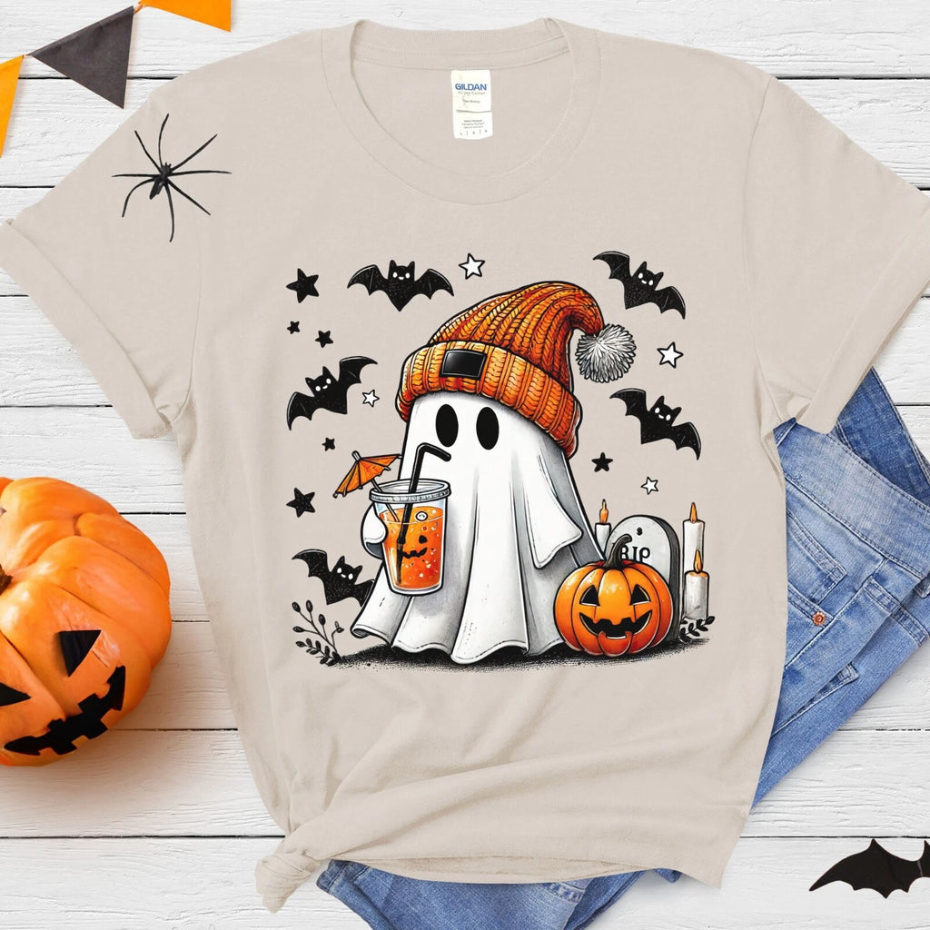 Spooky Season Shirt, Cute Ghost Tee, Halloween Shirt, Cute Ghost Shirt