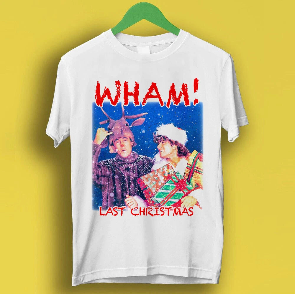 Last Christmas Wham Xmas Music Retro Cool Top Gift Tee T Shirt P2311