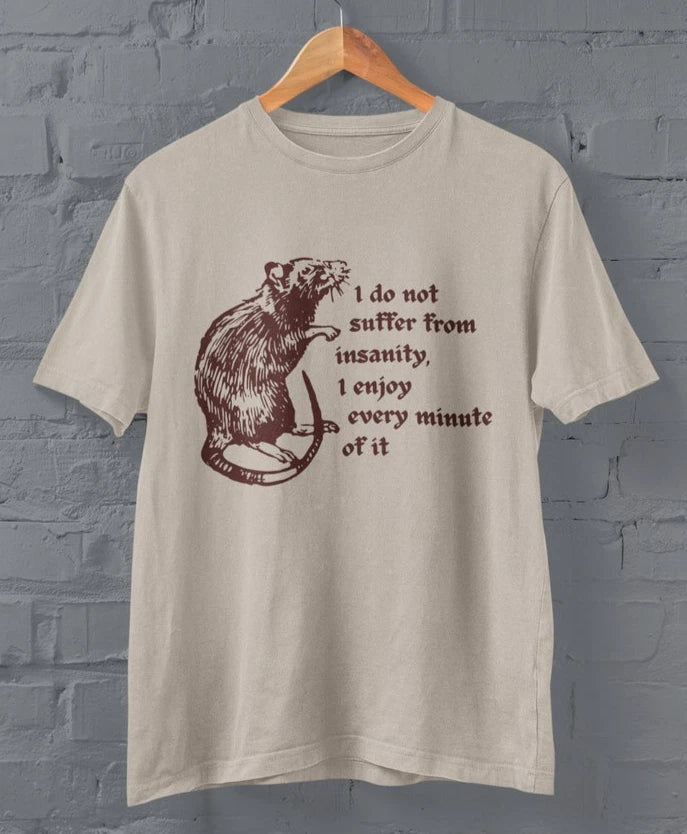 Rat Poetry Pastel Goth Grunge Alternative Emo Funny Quote Unisex Tee