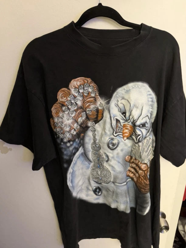 Vintage Jeezy Snowman Logo Hip Hop Rap Graphic T-Shirt Streetwear Tee S-5XL