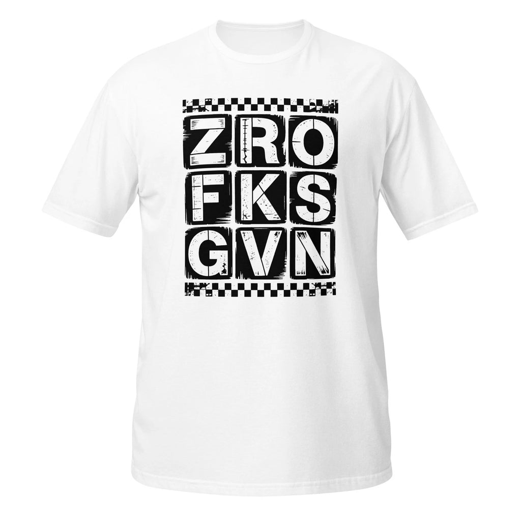 NEW Men's Funny Sarcastic Zero F Given Graphic T-Shirt Snarky Unisex Top