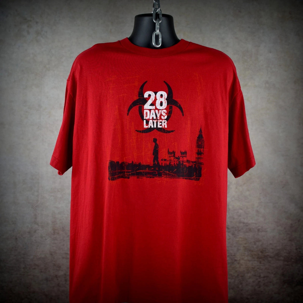 Vintage 28 Days Later 2003 Fox Searchlight Zombie Horror Movie Promo XL T-Shirt