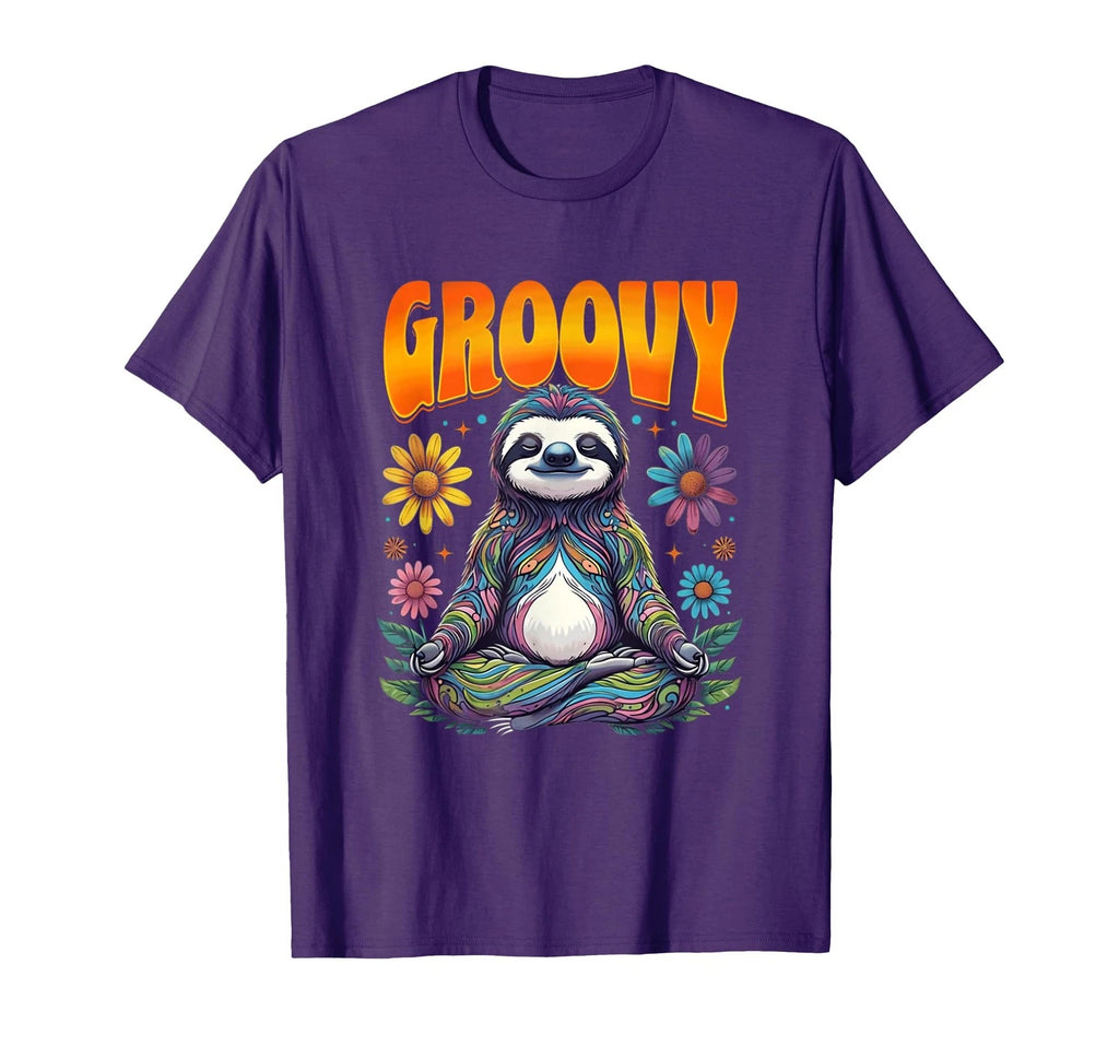 Groovy 70s Tie Die Hippie Men Groovy T-Shirt