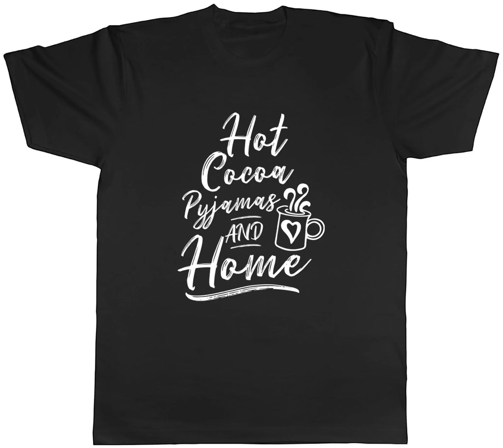 Hot Cocoa Pyjamas And Home Mens Unisex T-Shirt Tee