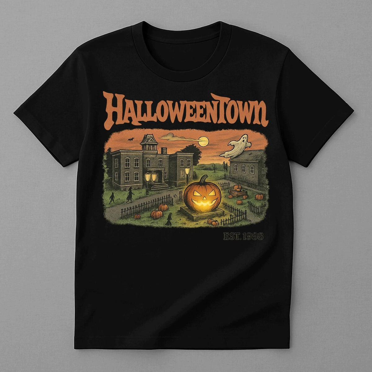 Halloweentown Est. 1998 tshirt – Retro Halloween Crewneck, Spooky Fall Vibes