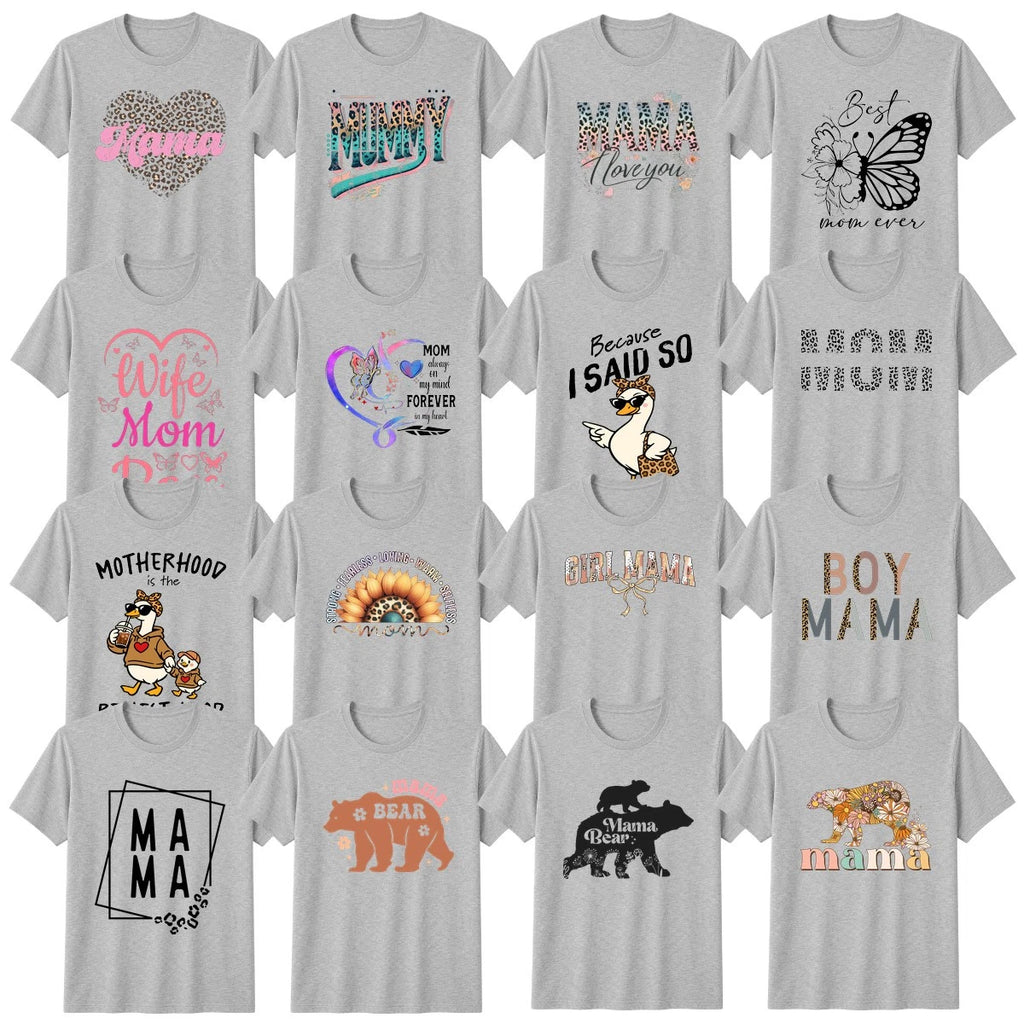 Boho Family Wildlife T-Shirt Mama Bear Relationships Family Gift