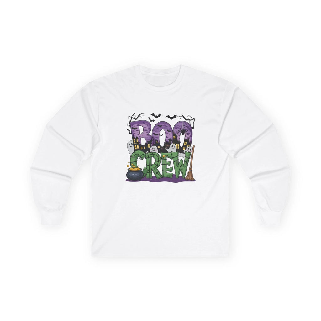 Boo Crew Long Sleeve | Halloween Haunted Cartoon Tee