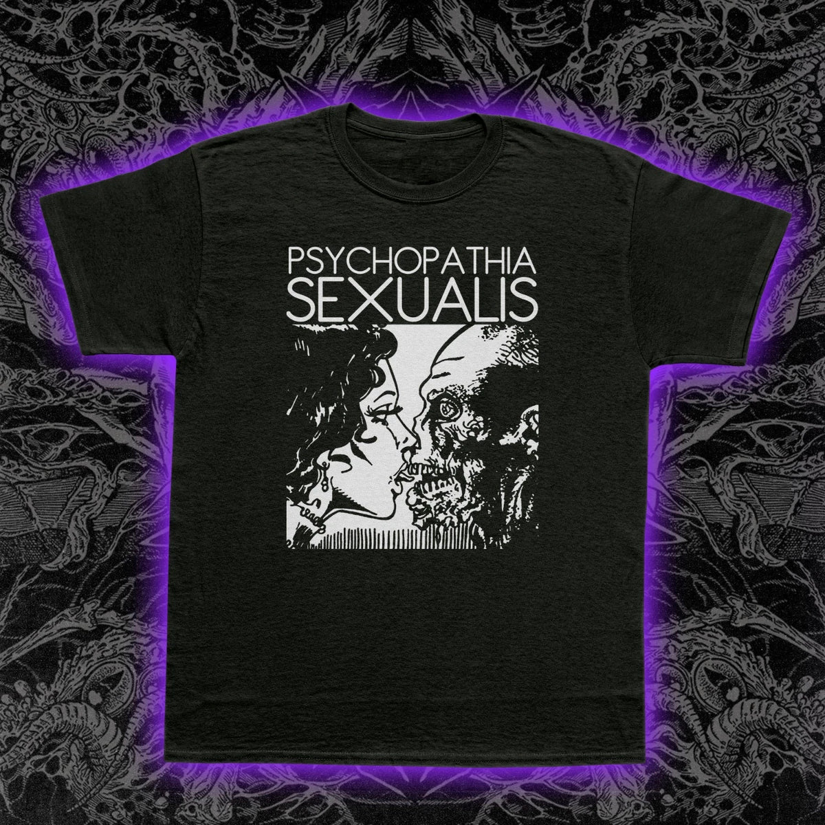 Psychopathia Sexualis T-Shirt Krafft-Ebing Medical Text Gothic Dark Academia S-5