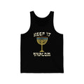 Keep is Shalom Hanukkah Menorah Unisex Tank Top