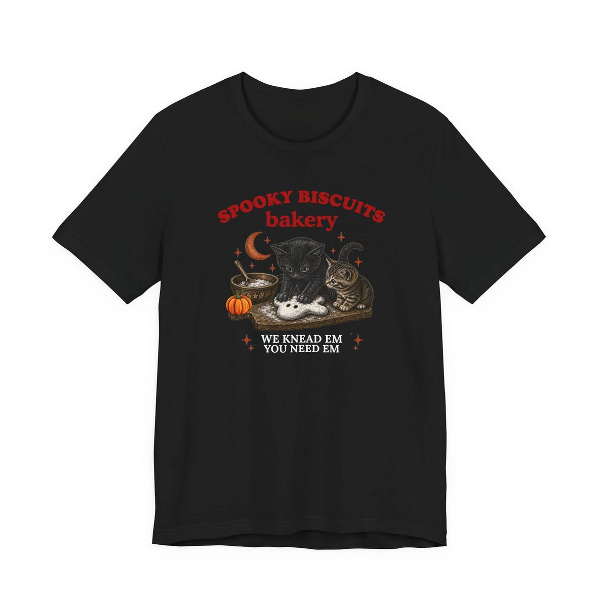 Spooky Biscuits Bakery Shirt, Cute halloween cat shirt, Gift for Cat Mom