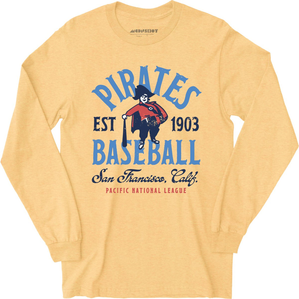 San Francisco Pirates - California - Vintage Defunct Baseball Teams - Long Sleeve