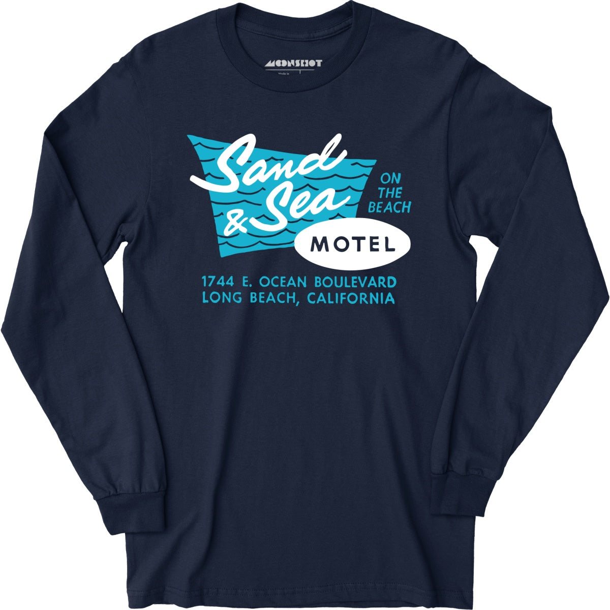 Sand & Sea Motel - Long Beach, CA - Vintage Motel - Long Sleeve