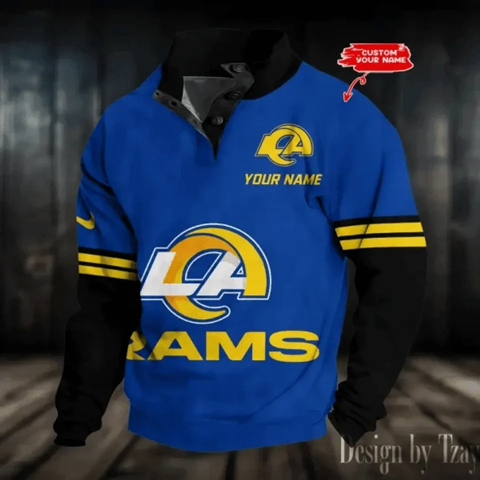 Los Ange les Rams Stand Collar Sweatshirts