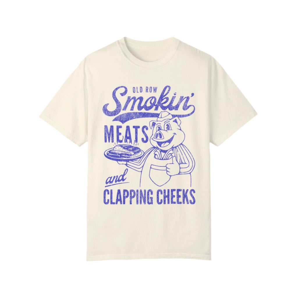 Smoking Meats and Clapping Cheeks Vintage Graphic