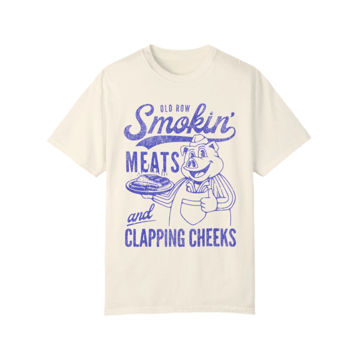 Smoking Meats and Clapping Cheeks Vintage Graphic