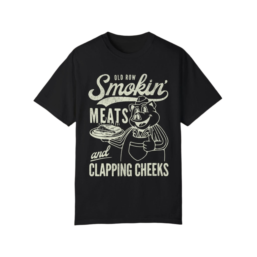 Smoking Meats and Clapping Cheeks Vintage Graphic