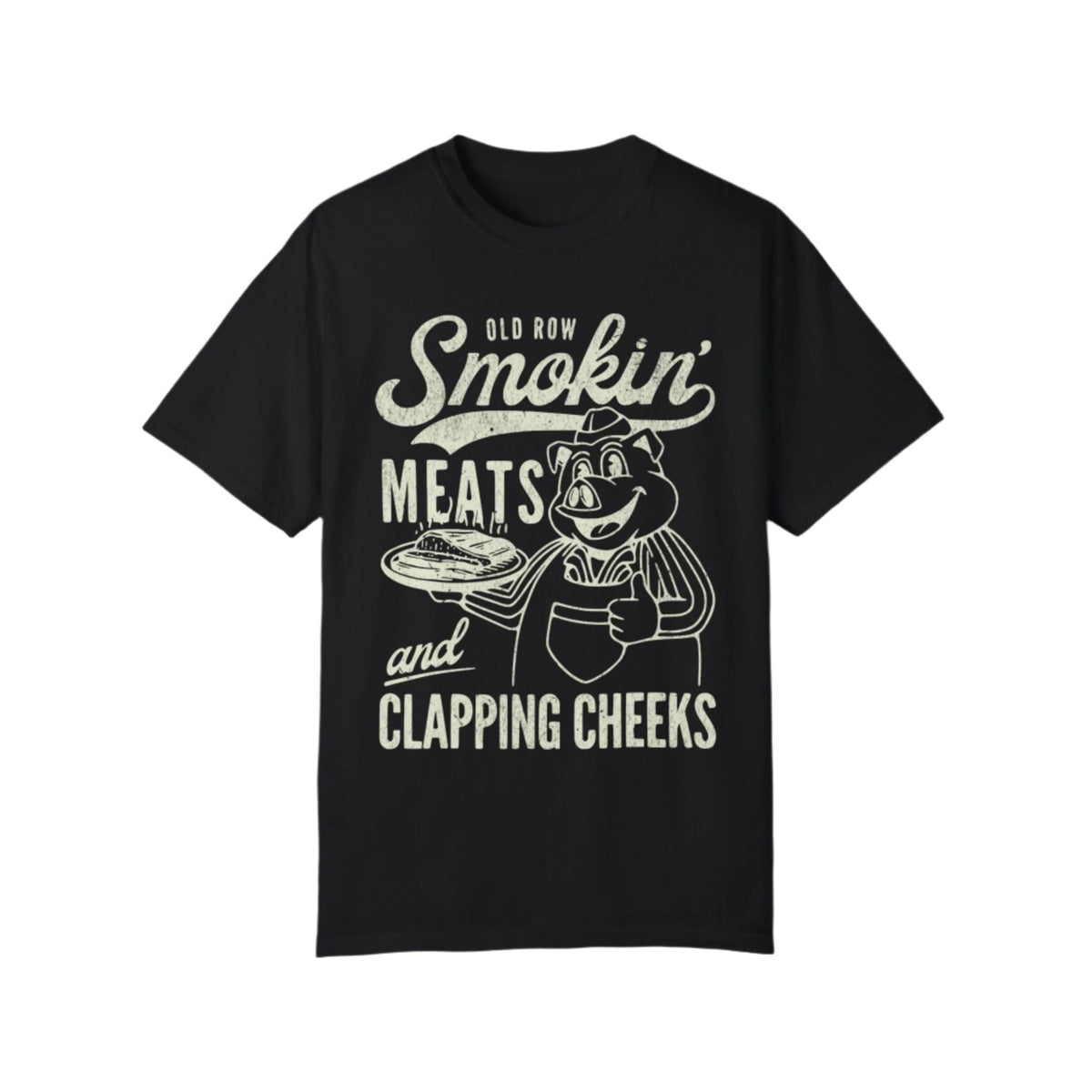 Smoking Meats and Clapping Cheeks Vintage Graphic