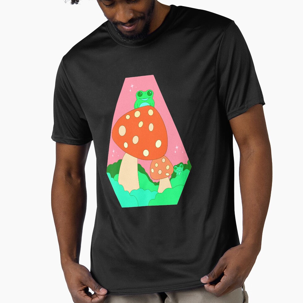 Frog and Toadstool by SchlockHorror