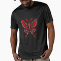 Crimson Lace Moth | Gothic Red Moth Design by SewRed