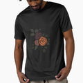 Jewel tone line drawn floral by specklednspiced
