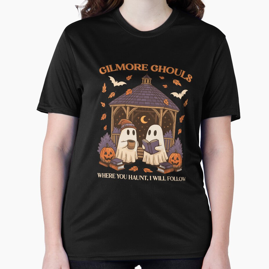 Gilmore Ghouls Where You Haunt I Will Follow Cute Ghost Halloween Spooky Fall Couple Gift by StickyBook