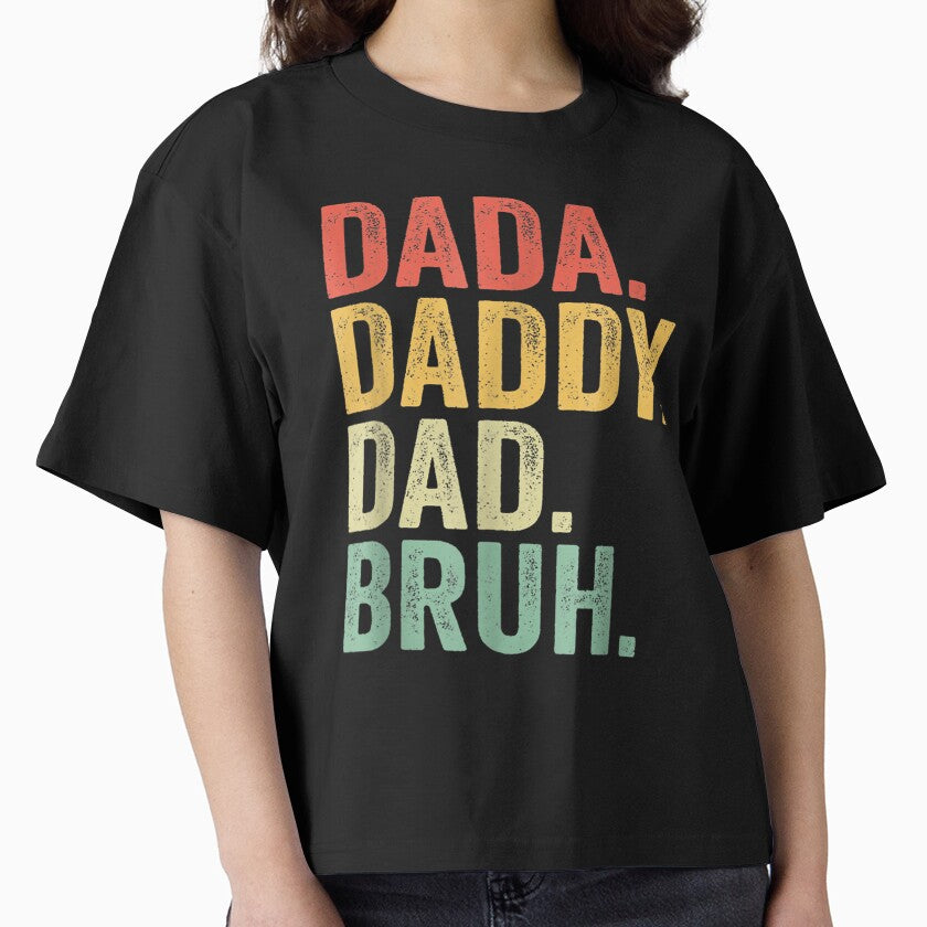 Men Dada Daddy Dad Bruh Fathers Day Vintage Funny Father by WhimsyWeird
