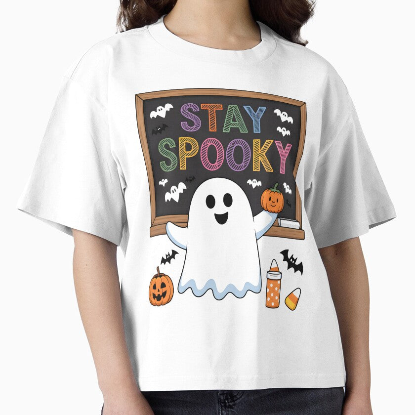 Stay Spooky Ghost Pumpkin - Halloween Holiday Spooktacular by Taans-Creation