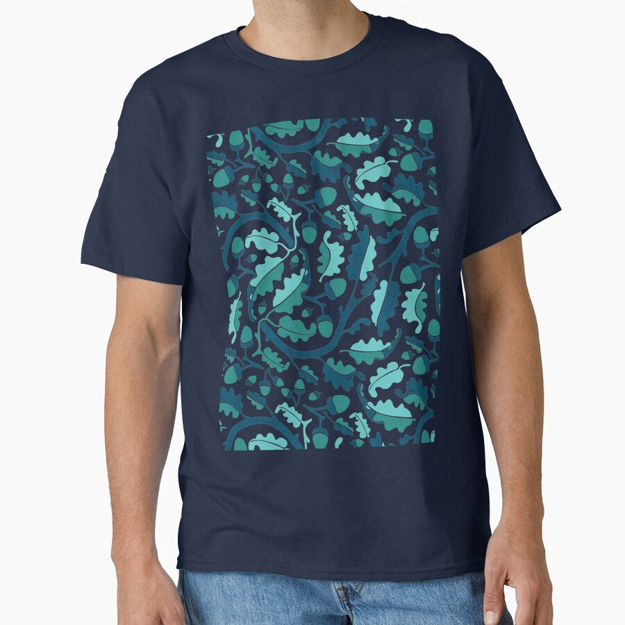 Autumn Acorn Blue by Sandee .