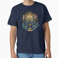 Hanukkah Menorah Gift – Retro Festival of Lights Design by astersgraphics