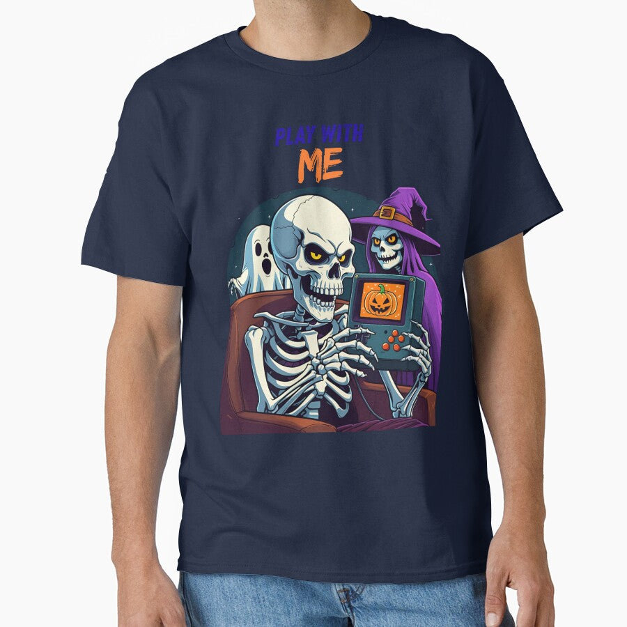 Retro Gamer Ghoul Halloween by ColorfulPrint