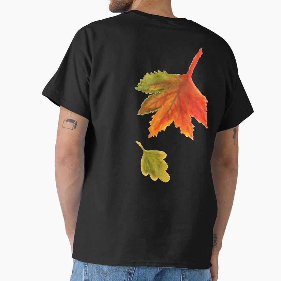 Watercolor Autumn Leaves by Mirushy
