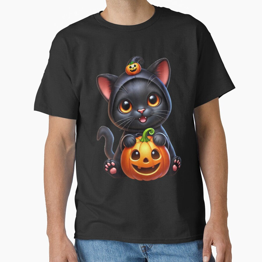 The Mystical Black Cat and His Magic Pumpkin by AmigoVerse