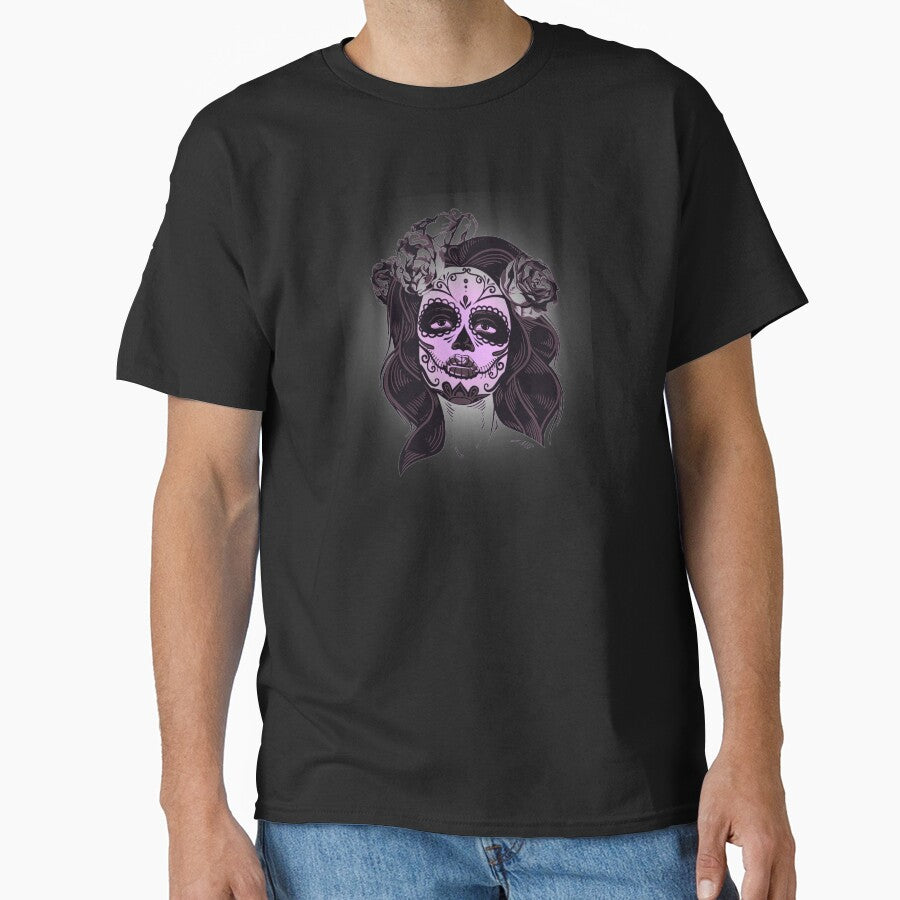 Beautiful Sugar Skull Shirt by drwigglebutts