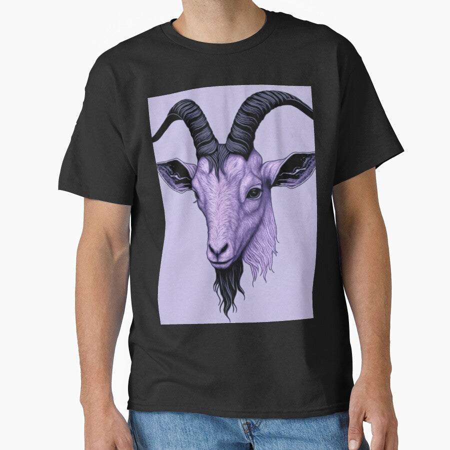 Pastel Purple Goat Head by OccultOddities0