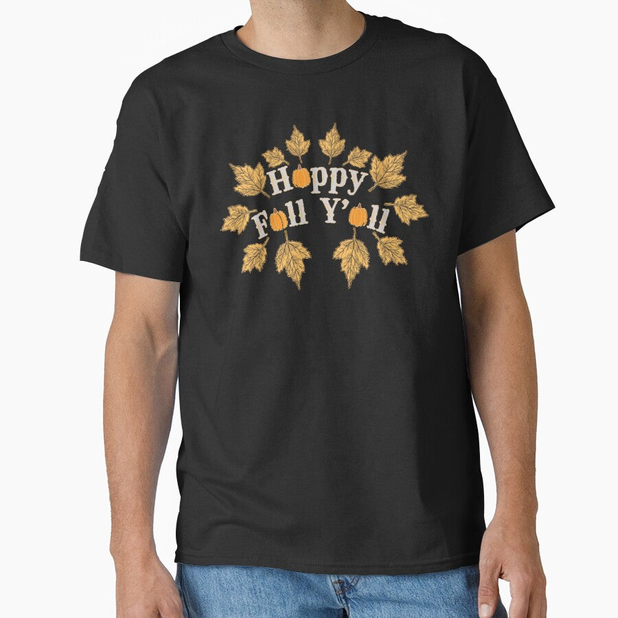Happy Fall Y’all Yellow Leaves by ColordCreations