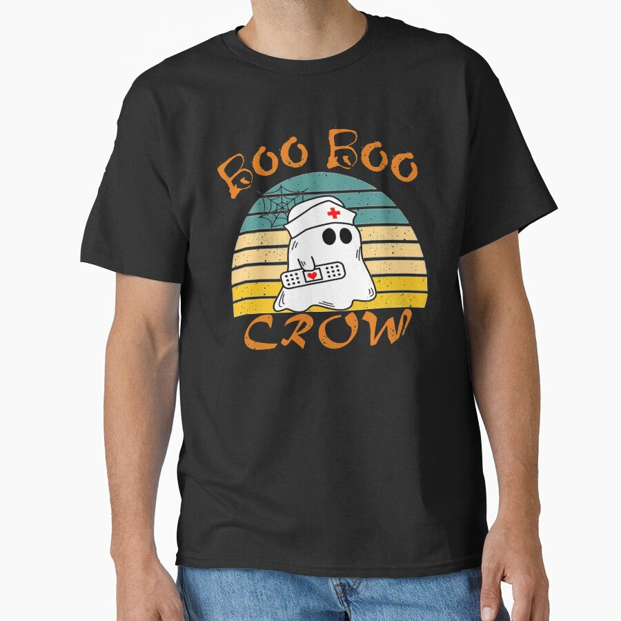 Boo Boo Crew Nurse Ghost Funny Halloween by Masaw