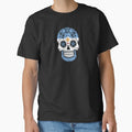 Sugar Skull with Roses and Flag of Argentina by JeffBartels