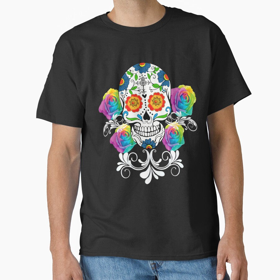 Colorful Day of the Dead Sugar Skulls by Atteestude