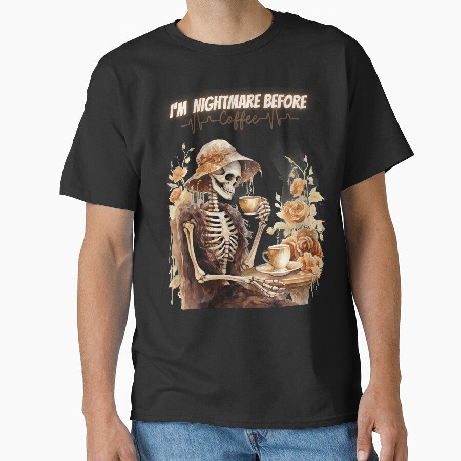 I'm Nightmare Before Coffee Coffee Woman Skeleton by AnnaMDesign