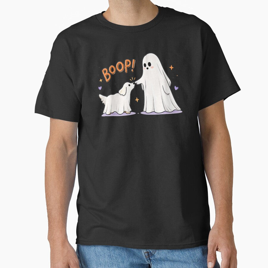 Boop Ghost Dog, Funny Halloween, Dog Mom by Quiajia