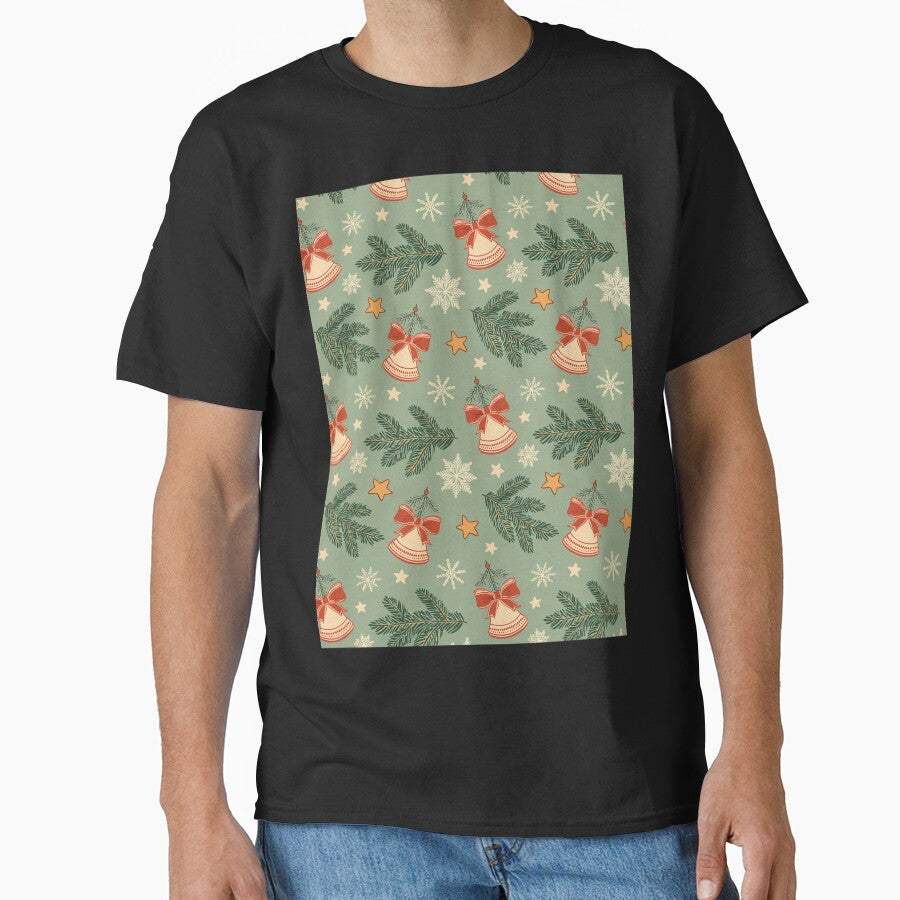 Retro Christmas Pattern by ArtFactoryAI