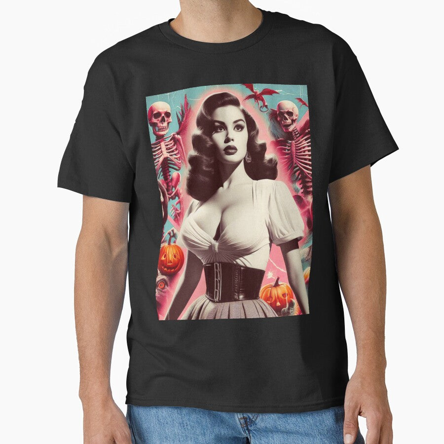 Vintage Horror Woman by PulpVintage