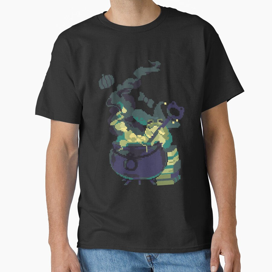 Frog mage and cauldron by paperfinch