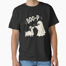 Ghost And Dachshund Boop Cute Halloween Best Friends Forever Together by EricCotanori